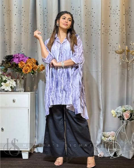 ABAYA SHIRT (PURPLE OCEAN)